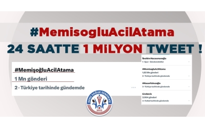 24 SAATTE 1 MİLYON TWEET