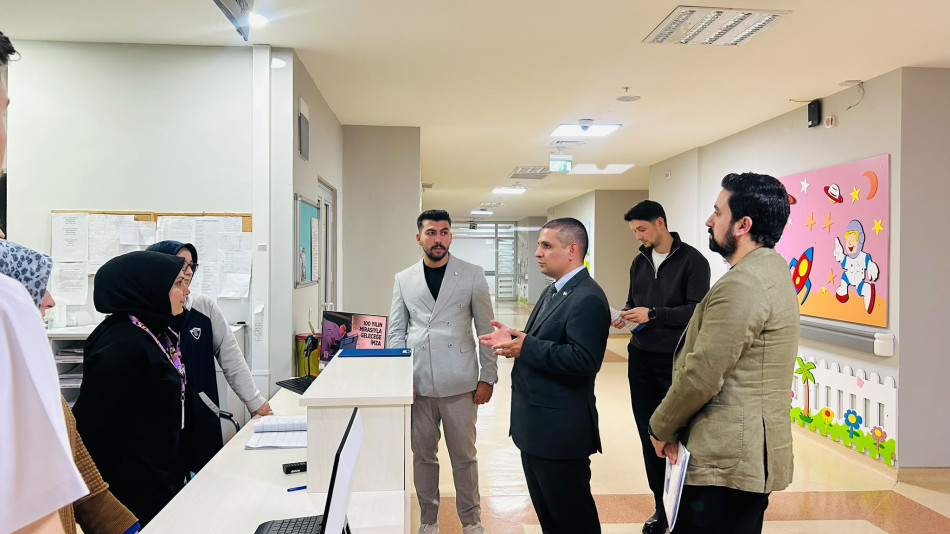 GÜMÜŞHANE’DE SAĞLIK KURUMLARINA ZİYARET
