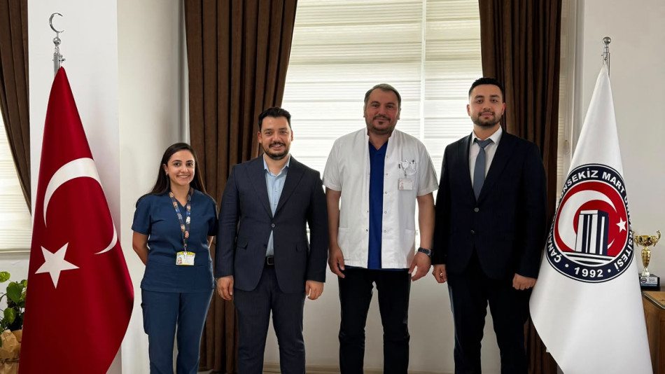ÇANAKKALE'DE SAĞLIK KURUMLARINA ZİYARETTE BULUNDUK