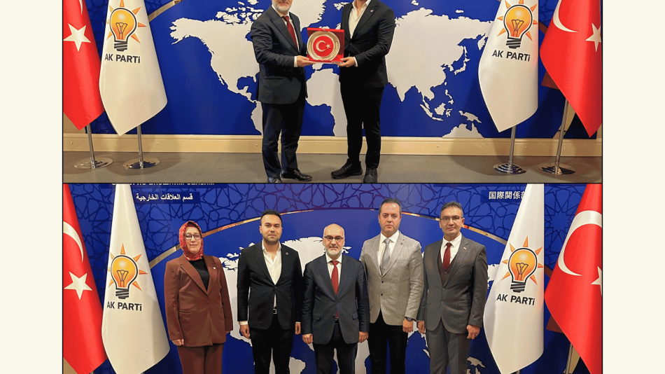 AK PARTİ DIŞ İLİŞKİLER BAŞKAN YARDIMCISI SN. OSMAN TİMURTAŞ’A ZİYARET