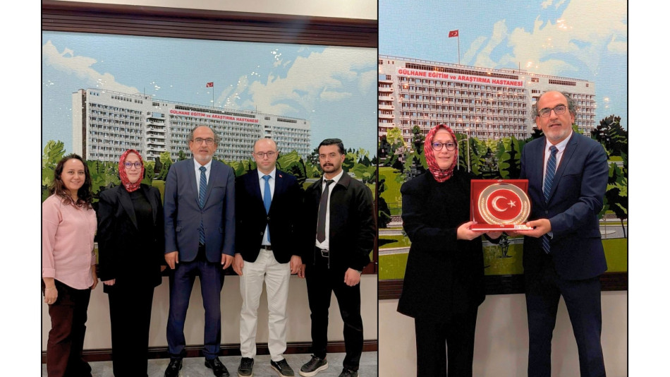 GÜLHANE EĞİTİM VE ARAŞTIRMA HASTANESİ BAŞHEKİMİ DOÇ. DR. DURDU MEHMET KÖŞ’E HAYIRLI OLSUN ZİYARETİNDE BULUNDUK